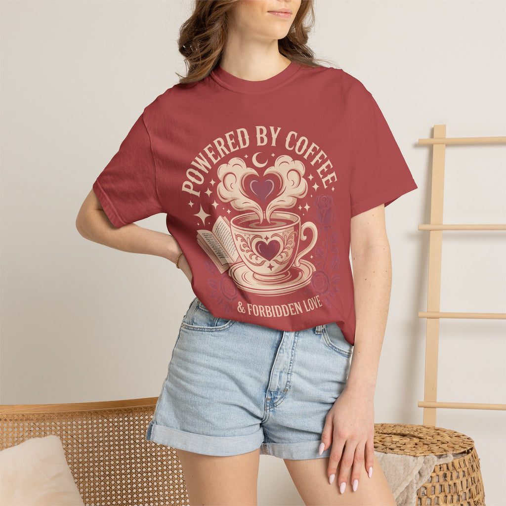Powered By Coffee & Forbidden Love T-Shirt
