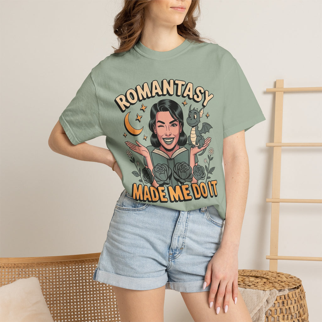Dragon Romantasy Made Me Do It T-Shirt